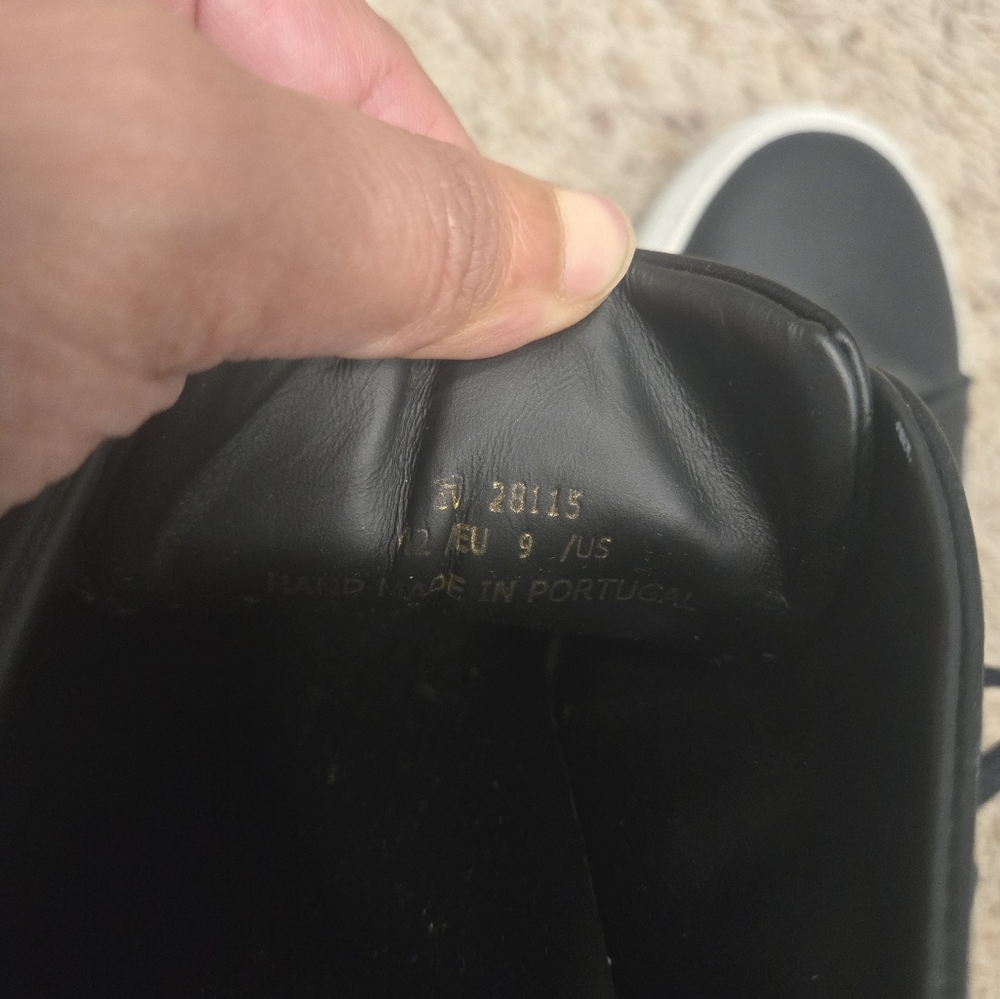 Axel Arigato Black Leather Clean 90 Sneakers Size 9 - Picture 5 of 5